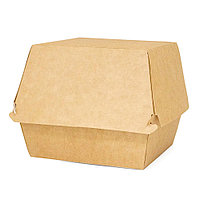 Коробки для гамбургера XL картонные 11,2х11,2х(h)11,2см (50шт.) Непластик  411-002