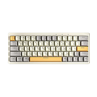 Проводная клавиатура Cyberlynx ZA63 Beige Gray Yellow (TNT Yellow)