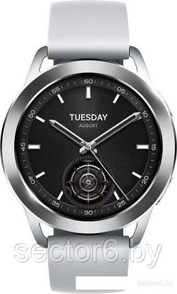 Умные часы Xiaomi Watch S3 M2323W1 (серебристый/серый, международная версия), фото 2