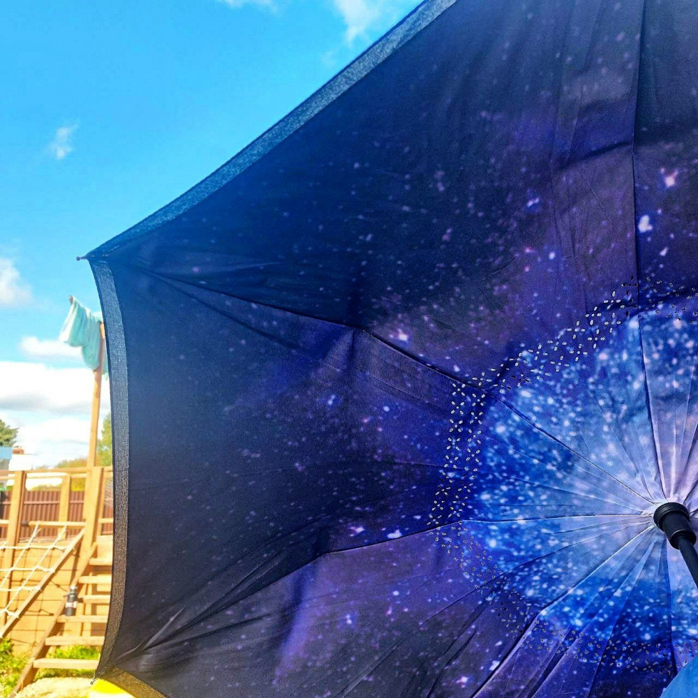 Зонт антишторм двухсторонний UpBrella (антизонт) / Умный зонт обратного сложения - фото 8 - id-p225947194