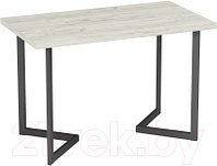 Обеденный стол Soma Miata 36 120x66 (дуб крафт белый/черный)