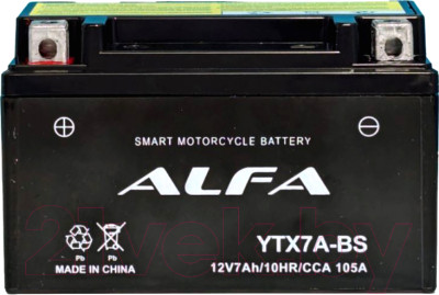 Мотоаккумулятор ALFA battery YTX7A-BS / EB7-3 - фото 1 - id-p225405302