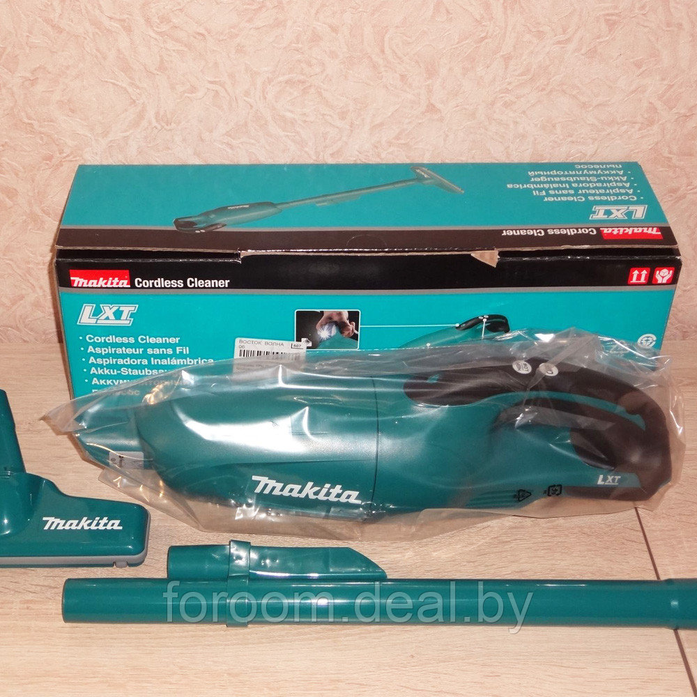 Пылесос аккумуляторный DCL181FZ (DCL 181 FZ) MAKITA - фото 3 - id-p225947005