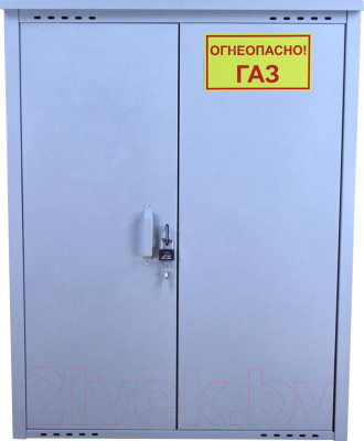Шкаф для газового баллона Петромаш Slkptr27 (2x50л, серый) - фото 1 - id-p225921325