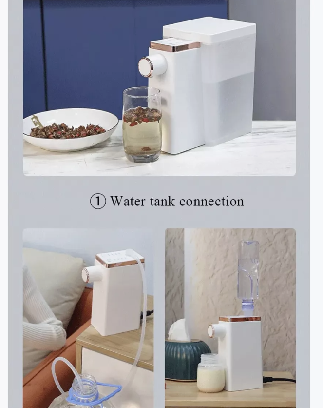 Термопот - электрический диспенсер нагреватель воды, сенсорный Instant heating water dispenser RY-118 - фото 8 - id-p225951779