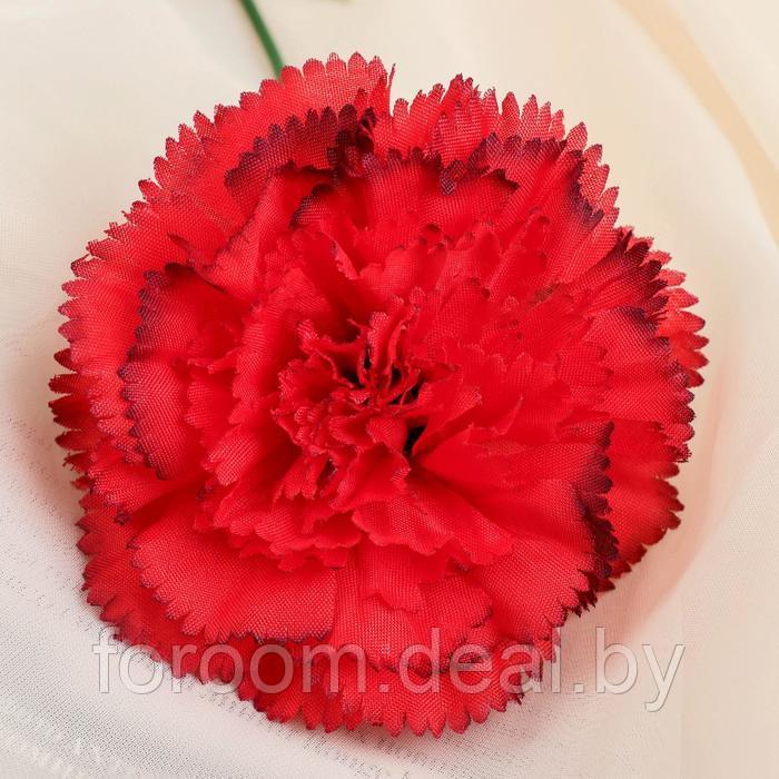 Цветок искусственный "Гвоздика красная с кантом" 50 см СимаГлобал 183277 - фото 2 - id-p225946573