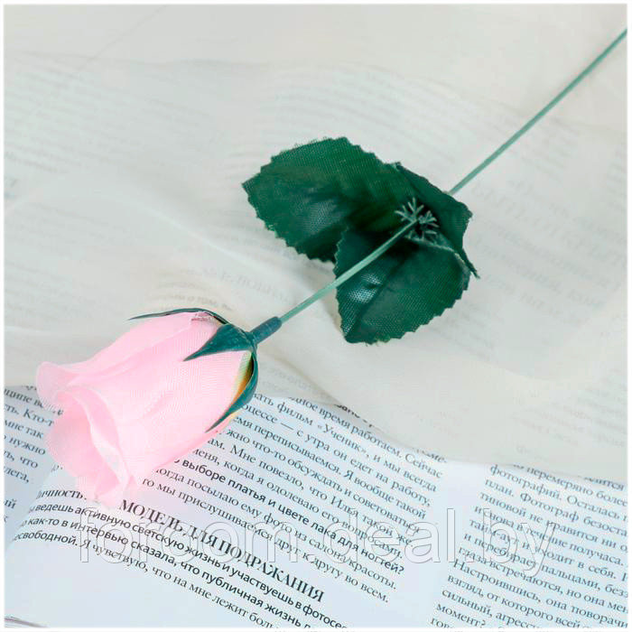 Цветок искусственный "Роза персиковая" 23 см СимаГлобал 1376816 - фото 1 - id-p225946577