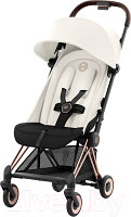 Детская прогулочная коляска Cybex Coya Rosegold с дождевиком