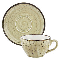 Чайная пара: чашка 390мл, блюдце (d)17 см Kutahya Porselen Atlantis Corendon
