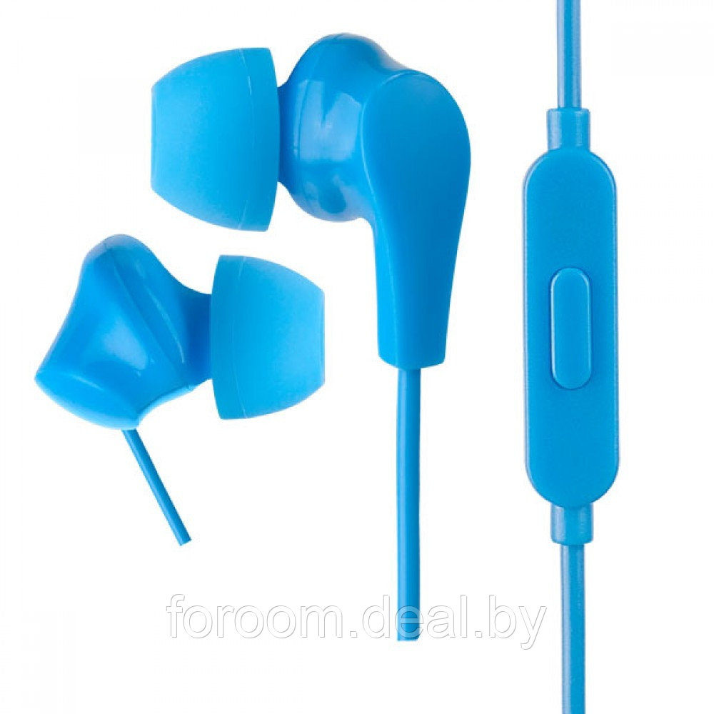 Perfeo наушники внутриканальные c микрофоном ALPHA синие /60 - фото 1 - id-p225948176