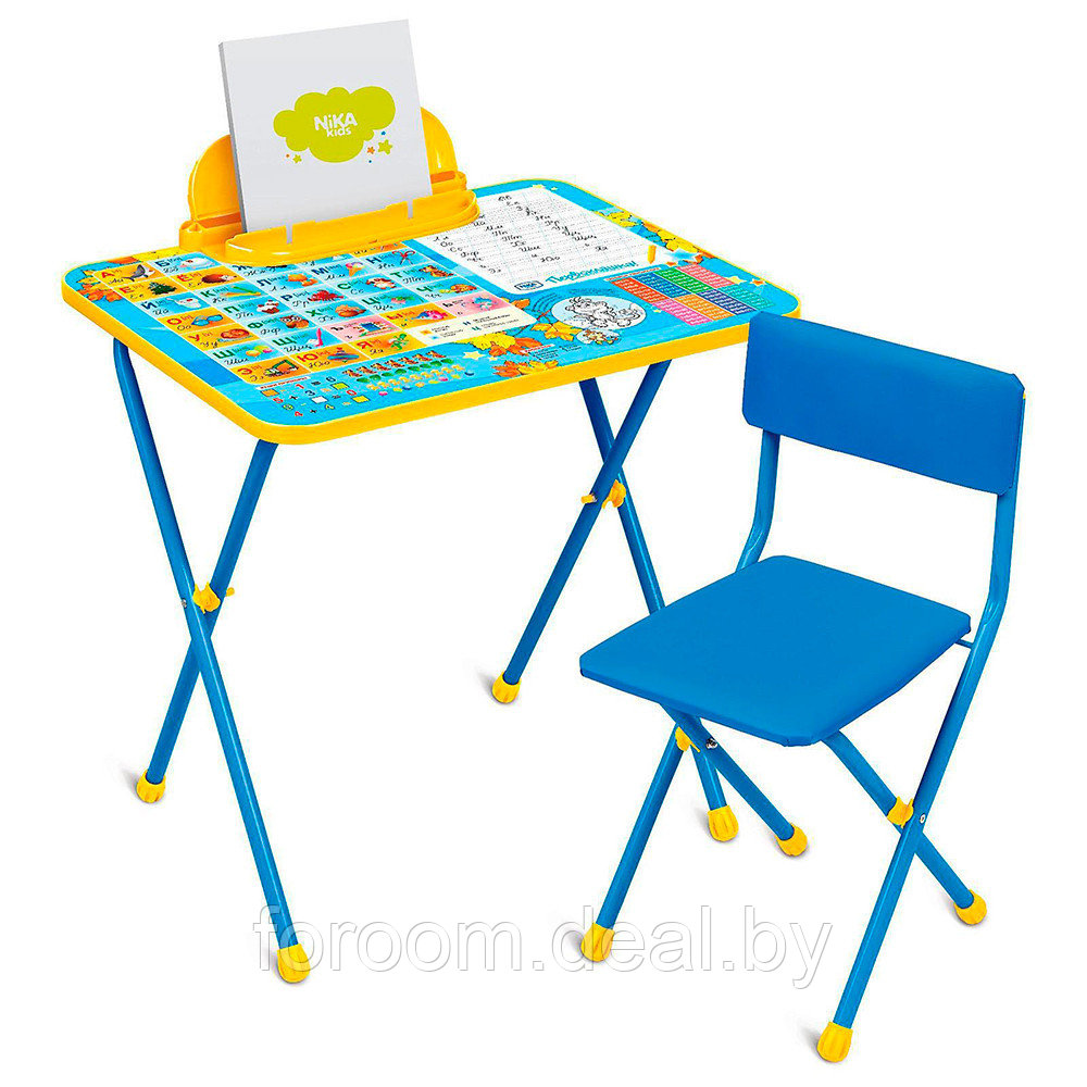 Комплект складной мебели "Первоклашка" для детей (3-7 лет): стол со стулом Nika Kids Познайка 4274319 - фото 1 - id-p225947339