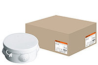 TDM ELECTRIC Распаячная коробка ОП D85х40мм, крышка, IP54, 4вх. TDM /120 SQ1401-0102