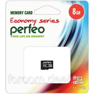 Perfeo Карта памяти micro SDHC PERFEO 16GB (Class 10) (w/o Adapter) ECONOMY series 10/100 PF16GMCSH10ES - фото 1 - id-p225945947