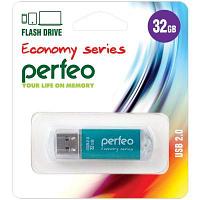 Perfeo USB флэш-диск 32GB E01 Green economy series 10/100 PF-E01G032ES