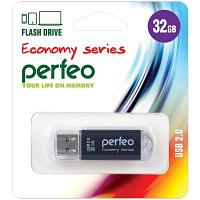 Perfeo USB флэш-диск 32GB E01 Black economy series 10/100 PF-E01B032ES