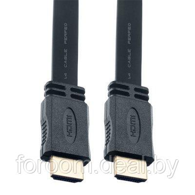 Perfeo PERFEO Кабель HDMI A вилка - HDMI A вилка, плоский, ver.1.4, длина 2 м. (H1302) /25 H1302 - фото 1 - id-p225945990