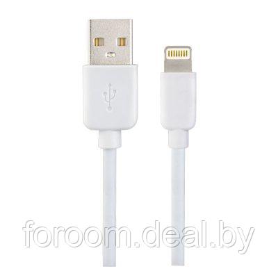 Perfeo PERFEO Кабель для iPhone, USB - 8 PIN (Lightning), белый, длина 1 м., бокс (I4604)/100 I4604 - фото 1 - id-p225946024
