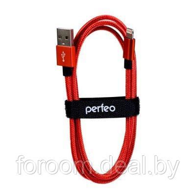 Perfeo PERFEO Кабель для iPhone, USB - 8 PIN (Lightning), красный, длина 1 м. (I4309)/100 I4309 - фото 1 - id-p225946025