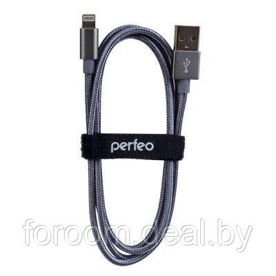 Perfeo PERFEO Кабель для iPhone, USB - 8 PIN (Lightning), серебро, длина 3 м. (I4306)/50 I4306 - фото 1 - id-p225946026