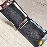 Кошелёк портмоне на магнитах чёрный L506-206, фото 7