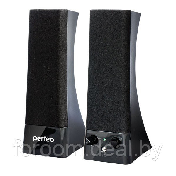 Perfeo колонки "TOWER" 2.0, мощность 2х3 Вт (RMS), чёрн, USB (PF-532) /15 PF_4325 - фото 1 - id-p225946098