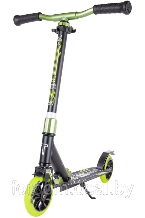 Самокат TT JOGGER 145 1/4 (Колеса 145 мм рама ALU) BLACK/GREEN, NN007592 - фото 1 - id-p225949207