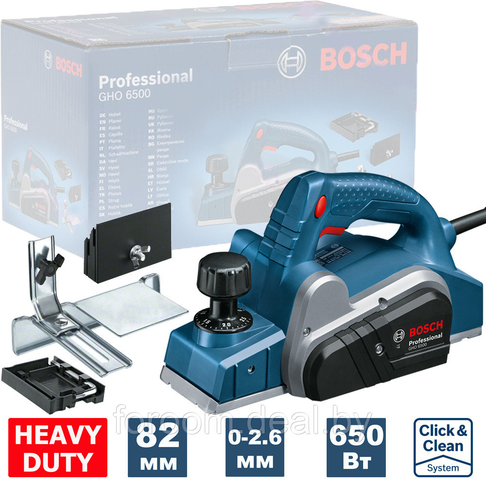 Рубанок GHO 6500 Professional BOSCH (0601596000) - фото 1 - id-p225946952