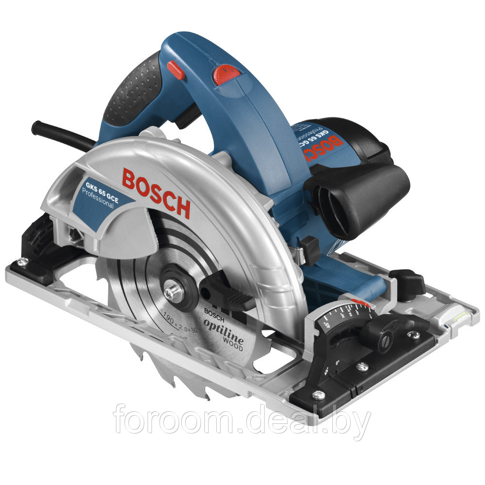 Пила циркулярная GKS 65 GCE Professional BOSCH (0601668900) - фото 2 - id-p225946967