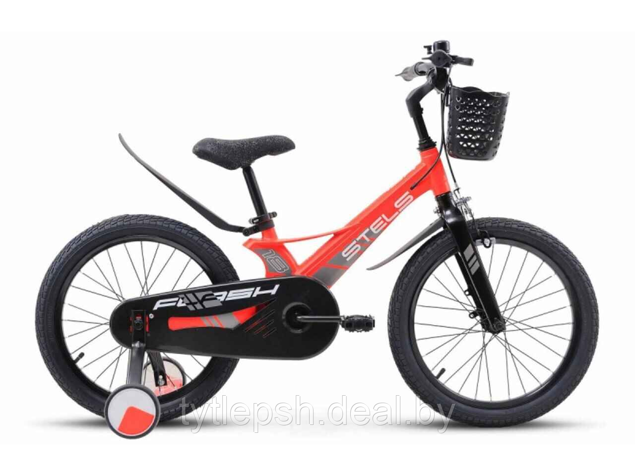 Детский велосипед Stels Flash KR 18" V010 (2024) (темно-синий/зелёный) - фото 3 - id-p225951574