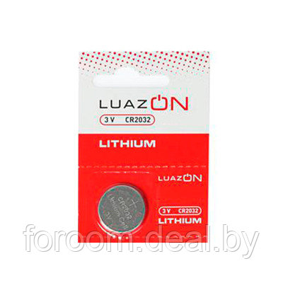 Батарейка литиевая CR2032 (1 шт.) Luazon  3005558
