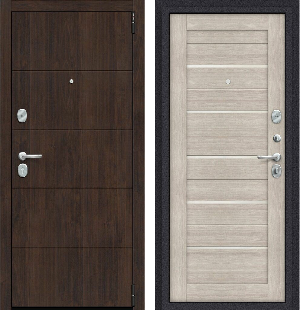Двери входные металлические Porta R 4.П22 Almon 28/Cappuccino Veralinga