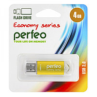Флэш-диск 4GB E01 Perfeo USB Gold economy series /10 PF-E01Gl004ES