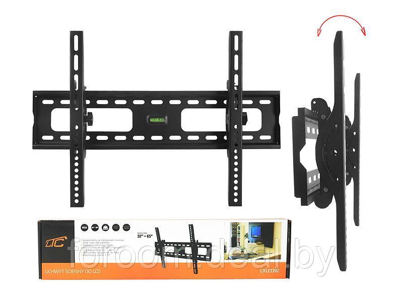 Крепление настенное для ЖКИ ТВ 32-65" LCD92 с регулировкой и уровнем, макс 55кг - фото 2 - id-p225947744