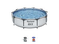 Каркасный бассейн Steel Pro MAX, 305 х 76 см, BESTWAY в комплекте