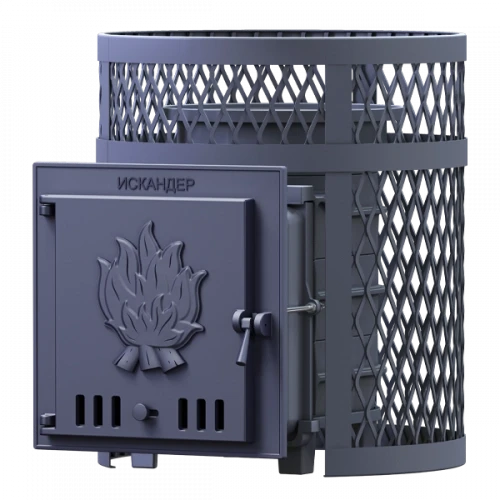 Печь для бани Технолит Искандер 25 в сетке