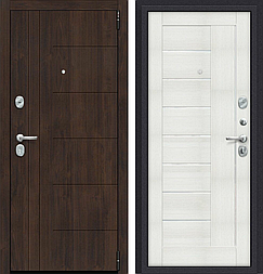 Двери входные металлические Porta R 9.П29 Almon 28/Bianco Veralinga