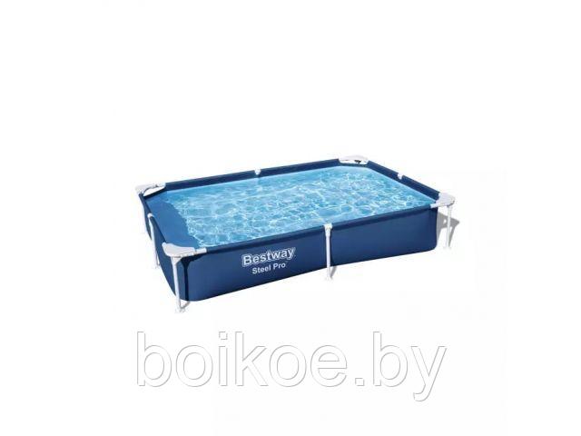 Каркасный бассейн Steel Pro, 221 х 150 х 43 см, Bestway - фото 1 - id-p225951920