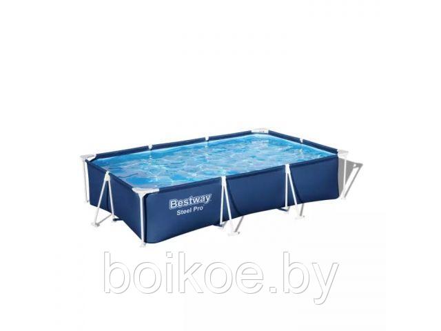 Каркасный бассейн Steel Pro, 300 х 201 х 66 см, Bestway с насосом 220В - фото 1 - id-p225952151