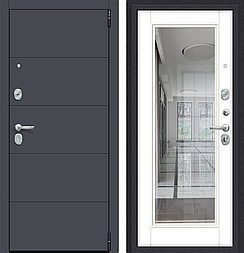 Двери входные металлические Porta R 4.П61 Graphite Pro/Super White