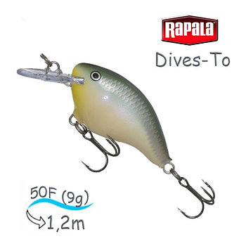 Воблер RAPALA Dives-To 4, BBH