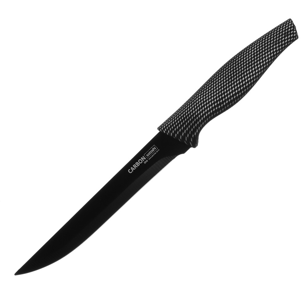 Нож кухонный универсальный 15 см SATOSHI Карбон, нержавеющая сталь - фото 1 - id-p225952317