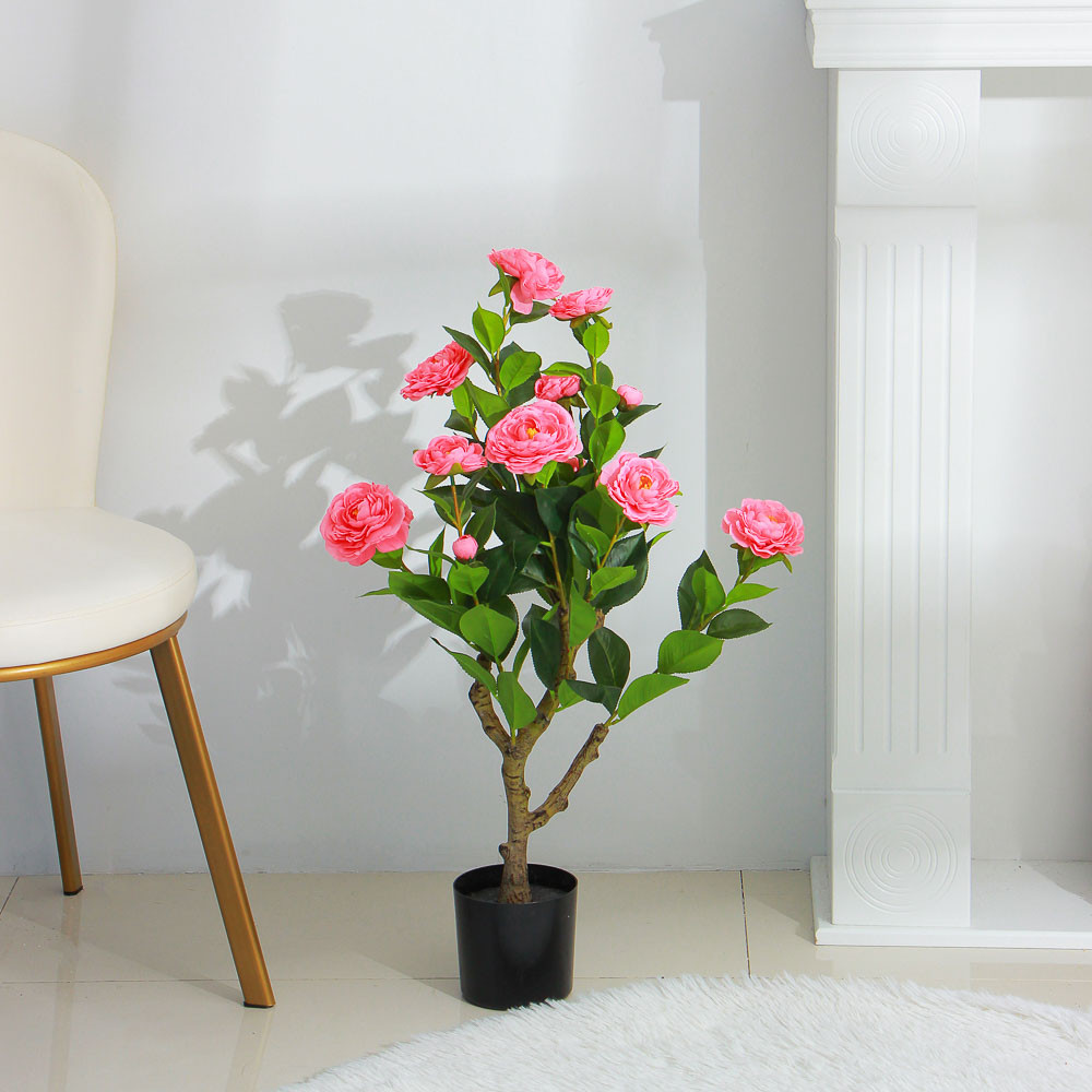 Растение искусственное Inbloom "Роза китайская розовая" - фото 1 - id-p225952638