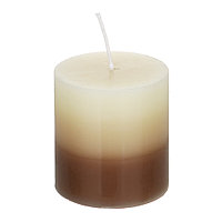 LADECOR Свеча ароматическая, парафин, градиент, 7x7,5 см, аромат ваниль