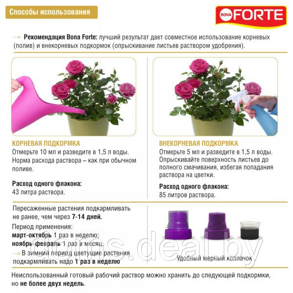 Удобрение Bona Forte органо-минеральное (концентрат) для ВСЕХ КОМНАТНЫХ растений серия ЗДОРОВЬЕ, 285мл Bona - фото 3 - id-p224400527