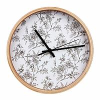 LADECOR CHRONO Часы настенные круглые, дерево, 26х26х5 см, 1xАА, арт.2-10