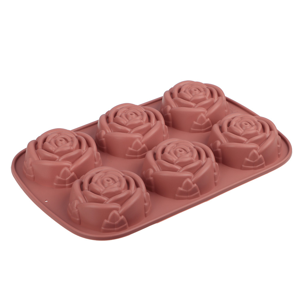 Форма для выпечки VETTA Розы, 28x18x3 см, силикон
