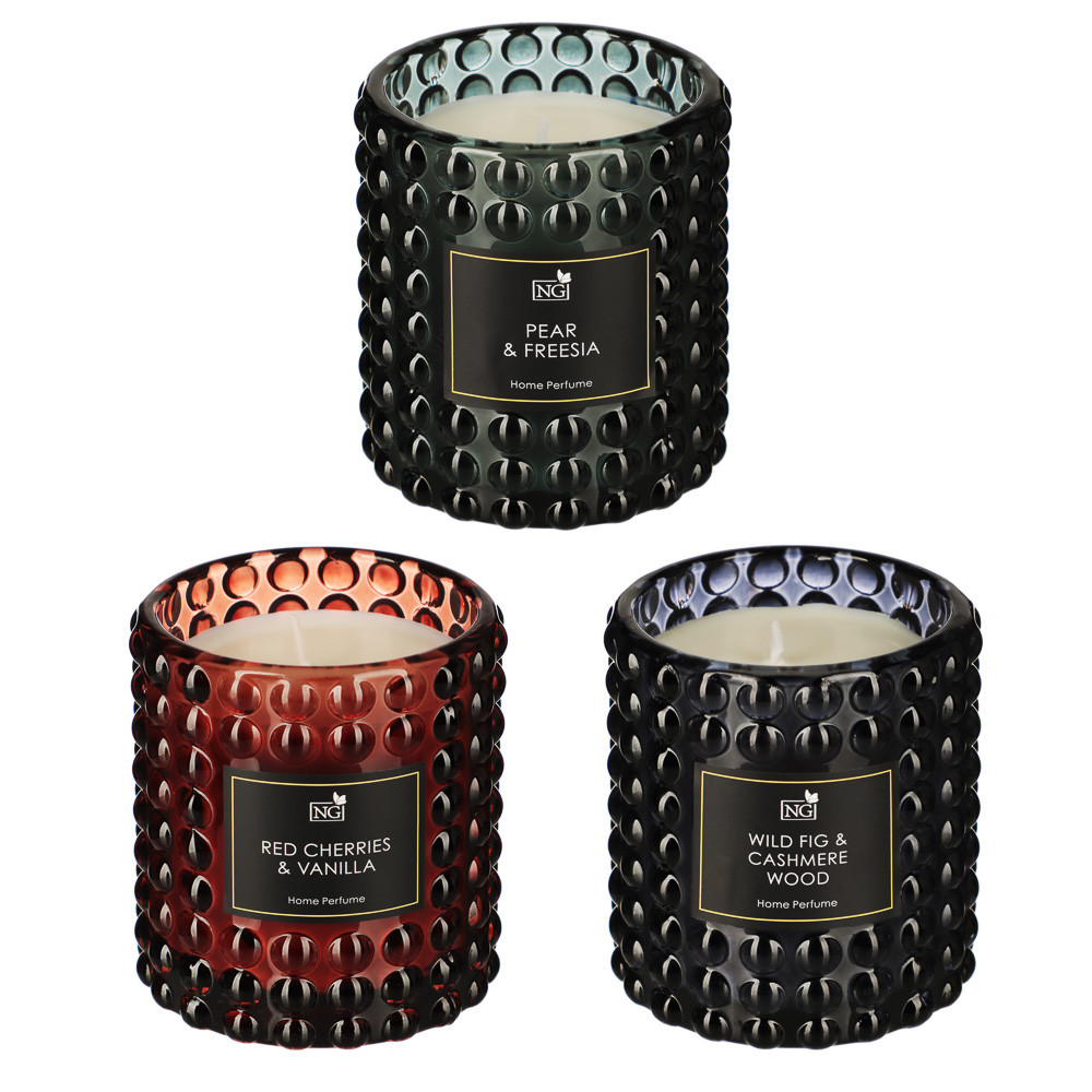NEW GALAXY Ароматизированная свеча Home Perfume 175 гр. wild fig cash, pear&freesia, red cher&vanill - фото 1 - id-p225955240