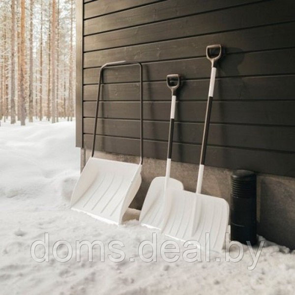 Скрепер-волокуша, движок для уборки снега White Snow 750х1495мм FISKARS (1052523) FISKARS скрепер - фото 2 - id-p220126548