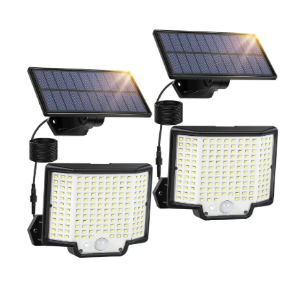 Светильник - прожектор на солнечной батарее Led Solar Sensor Light с датчиком движения и пультом управления