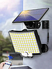 Светильник - прожектор на солнечной батарее Led Solar Sensor Light с датчиком движения и пультом управления, фото 9